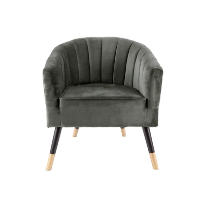 Afbeelding van Chair Royal velvet taupe green Majorr