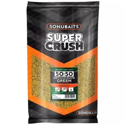 Afbeelding van Sonubaits Super Crush 50/50 Method Paste Green Groundbait