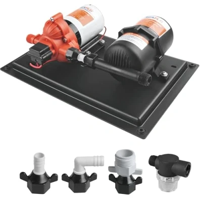 Afbeelding van SEAFLO 33 serie waterpomp en accumulator tanksysteem 12 V DC, 3,0 GPM, 45 psi, 0,2 gallon tank