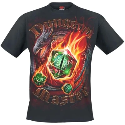 Afbeelding van Spiral Dungeon Master T Shirt Zwart, 4XL