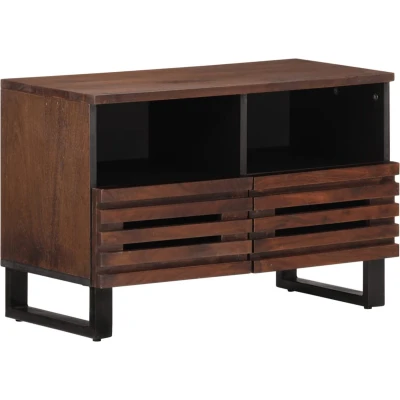 Afbeelding van vidaXL Tv meubel 70x34x46 cm massief mangohout bruin
