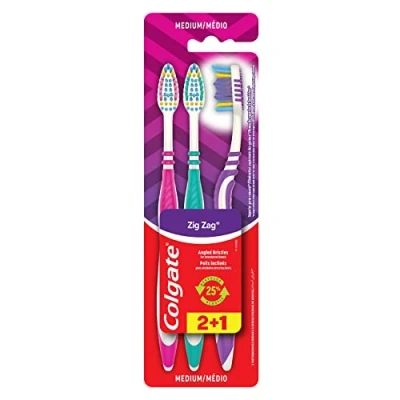 Afbeelding van Colgate Tandenborstel 3 Pack Zig Zag Medium