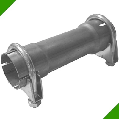 Afbeelding van 200 mm reductie incl. 2 klemmen 60 tot 65 uitlaat adapter buis verloopstuk klemstuk buisverbinder uitlaatgassysteem verbindingsstuk reduceerverbinder buisreductie