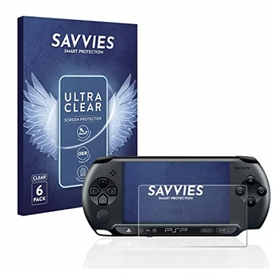 Afbeelding van Savvies (6 Stuks) Schermbeschermer voor Sony PSP 1004 Screen Protector Ultra Transparant
