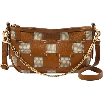Afbeelding van Fossil Jolie Schoudertas, Dames, Maat: One Size, Light brown
