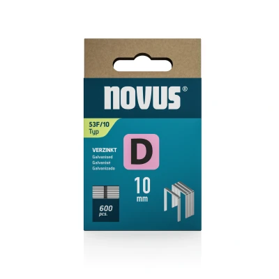 Afbeelding van Novus Niet met platte draad D 53F/10mm (600 stuks)