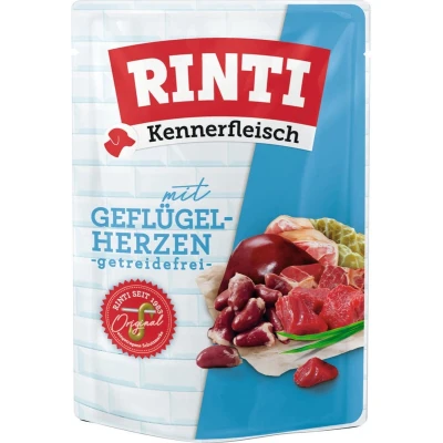 Afbeelding van RINTI &quot;Kennerfleisch&quot; Zakjes 10 x 400 g Gevogeltehart