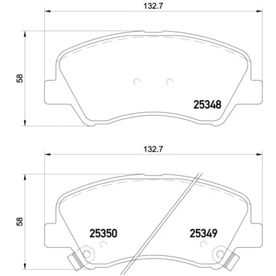 Afbeelding van Brembo Remblokset P 18 025X