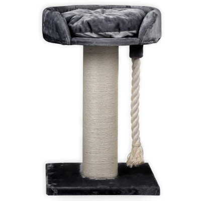Afbeelding van RHRQuality Krabpaal voor Grote katten Chartreux Donkergrijs met extra dikke 20cm sisalpaal