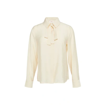 Afbeelding van s.Oliver MIT Abnehmbarer Schluppe Overhemdblouse, Dames, Maat: 36, Beige