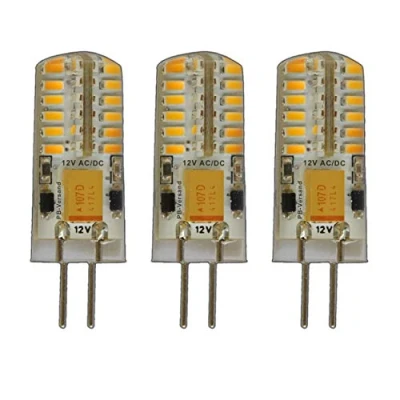 Afbeelding van PB Versand 3 x G4 LED Watt warm wit dimbaar 12V AC/DC wisselspanning met 48x 3014 SMD&#039;s (Epistar) 15W 330 pensokkel lamp lampvoet halogeen vervanging