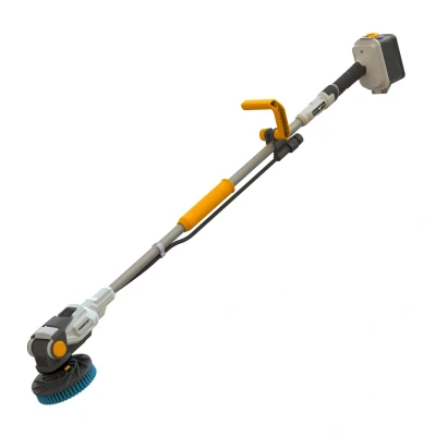 Afbeelding van Batavia elektrische dekwasborstel Twin Brush met medium borstel (excl. accu)