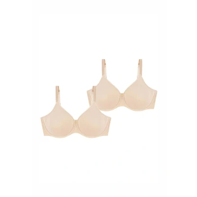 Afbeelding van Triumph 2PACK Pushup BH, Dames, Maat: 75D, Beige