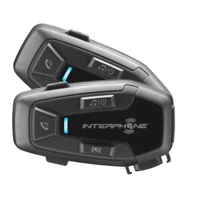 Afbeelding van Interphone U COM 7R Communicatiesysteem Dubbele Set, zwart