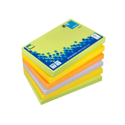 Afbeelding van Info Notes 125x75mm assorti spring pak a 6 blok