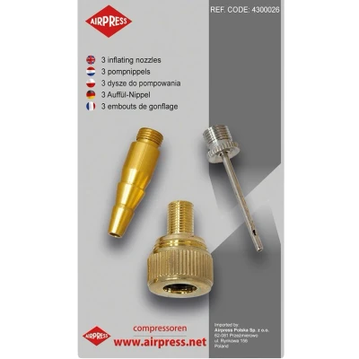 Afbeelding van Airpress oppompnippels set 4300026