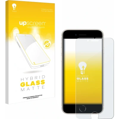 Afbeelding van upscreen Reflectieschild matte pantserfilm (1 Stuk, Apple iPhone SE), Smartphone beschermfolie, Grijs