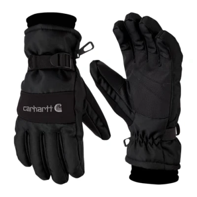 Afbeelding van Carhartt Heren WP waterdichte geïsoleerde handschoen, Zwart, X Large, Large (Pack of 1)
