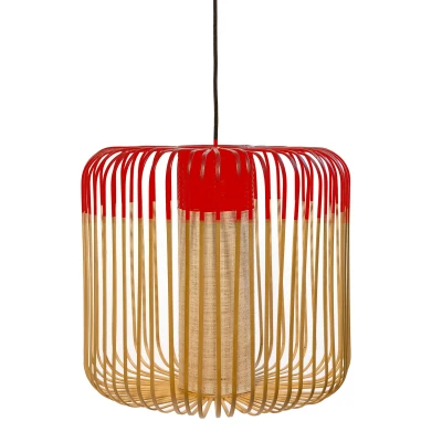 Afbeelding van Forestier Bamboo Light hanglamp Ø45 medium rood