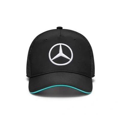 Afbeelding van Mercedes AMG Petronas F1 2024 Team Cap One size Fits Most, Zwart,