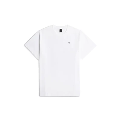 Afbeelding van G STAR BACK Photo Print Loose Tshirt print, Heren, Maat: Large, White knee patch
