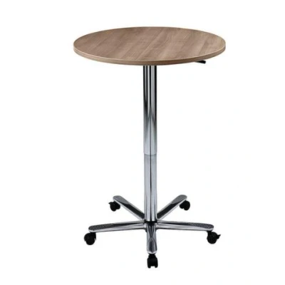 Afbeelding van Bistro 80R C Systeem conferentietafel Esdoorn / Chroom