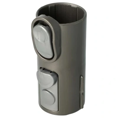 Afbeelding van vhbw Stofzuiger slang adapter compatibel met Dyson DC29, DC29T2, DC32, DC33c, DC36, DC37 (oud naar nieuw) zwart/rood, kunststof mondstuk converter