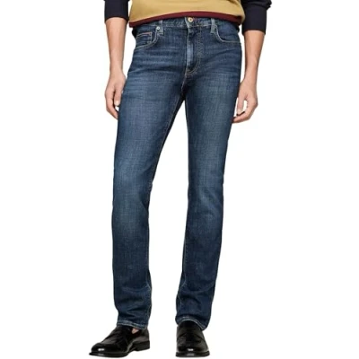 Afbeelding van Tommy Hilfiger Bleecker Slim fit jeans, Heren, Maat: 32x36, Tino indigo