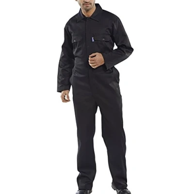 Afbeelding van Click Workwear Regular Boilersuit Zwart maat 42 RPCBSBL42