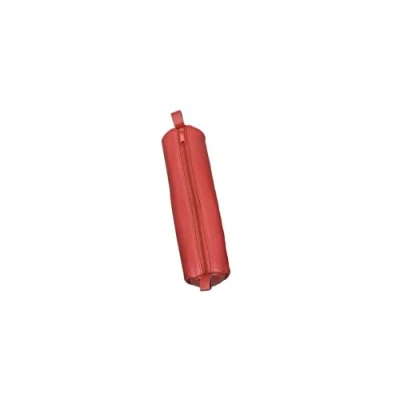 Afbeelding van Juscha Ju 43140 Pennenetui Alassio Echt Leer Rood 21X6Cm