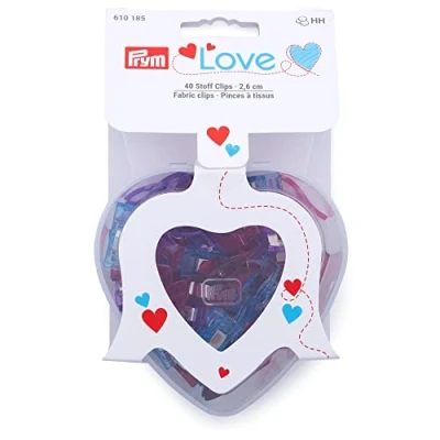 Afbeelding van Prym Love (2,6 cm) Fabric Clips Box 1 Stuk