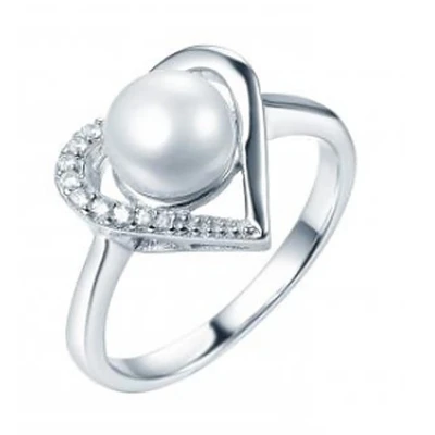 Afbeelding van N3 Collecties 925 Sterling Zilveren Wit Natuurlijke Parel Ring Voor Vrouwen