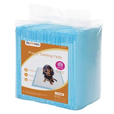 Afbeelding van FEANDREA puppy toilet, hygiënepads, 90 x 60 cm, 55 stuks, blauw wit PTD95BU
