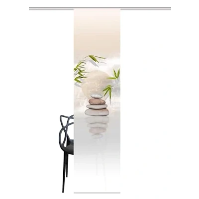 Afbeelding van HOME WOHNIDEEN Paneelgordijn Cascade HxB: 245x60, inclusief bevestigingsmateriaal (1 stuk)