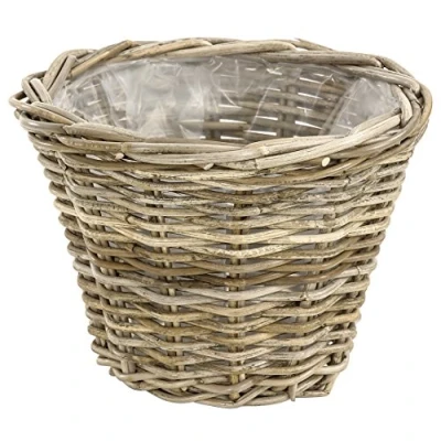 Afbeelding van Dehner rotantpot 29 x 20 cm bruin