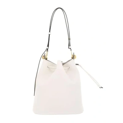 Afbeelding van FURLA Leren Schoudertas Sfera Bucket Bag Panna Wit