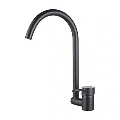 Afbeelding van Ibergrif, Folding kitchen tap, Faucet for Sink MonoMando, Black