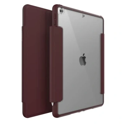 Afbeelding van OtterBox folio hoes voor iPad (9th/8th/7th), schokbestendig, valbestendig, ultradun, beschermende hoes, Ripe Burgundy