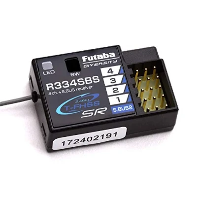Afbeelding van Futaba R334SBS 4 Channel T FHSS SR Receiver HV, 2.4GHz
