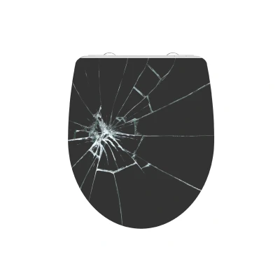 Afbeelding van Schütte WC bril (niet geïdentificeerd, Gebroken glas)