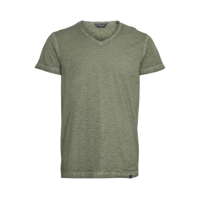 Afbeelding van Solid Sdconley Tshirt print, Heren, Maat: Large, Climbing ivy