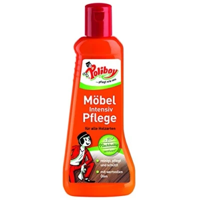 Afbeelding van Poliboy Intensieve meubelverzorging voor alle houtsoorten 200 ml Met avocado en sesamolie ter bescherming van het hout tegen uitdroging UV straling
