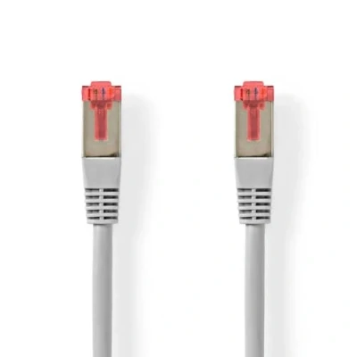 Afbeelding van CAT6 kabel RJ45 Male SF/UTP 10.0 m Rond PVC Grijs Nedis