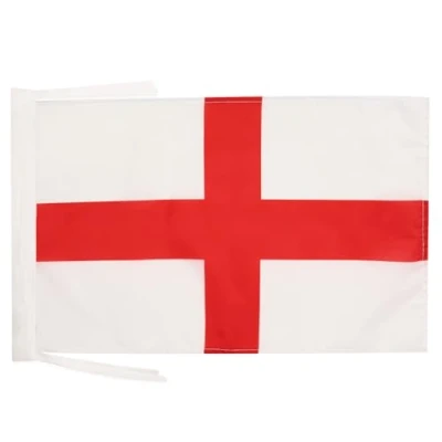 Afbeelding van England Vlag 45x30 cm koorden Engelse SMALL vlaggen 30 x 45 Banner 18x12 in hoge kwaliteit AZ FLAG