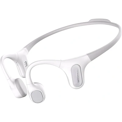 Afbeelding van MOJAWA Run Plus Draadloze Bone Conduction Open Ear koptelefoon 32GB Bluetooth hoofdtelefoon met voice assistant, ruisonderdrukking, eersteklas geluidskwaliteit, 10uur lange batterijduur, IP68 waterproof voor hardlopen/fietsen, grey