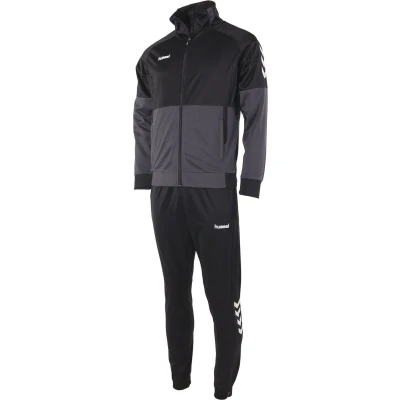 Afbeelding van hummel Junior trainingspak zwart/grijs