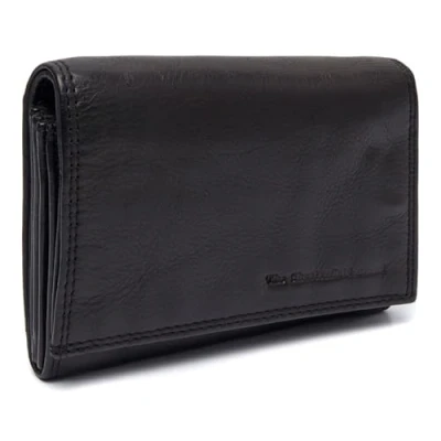 Afbeelding van The Chesterfield Brand Leren Portemonnee Zwart Avola