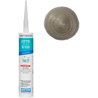 Afbeelding van Ottoseal S110 310ml Sanitairgrijs C18 Otto Chemie
