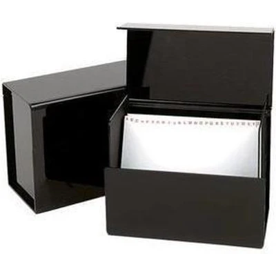 Afbeelding van Efalock Index Card Box Zwart