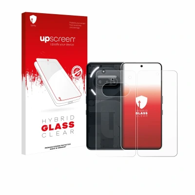 Afbeelding van upscreen Screenprotector voor Nothing Phone (3a) (Voor+Achter) Folie Beschermfolie Beschermglas transparant